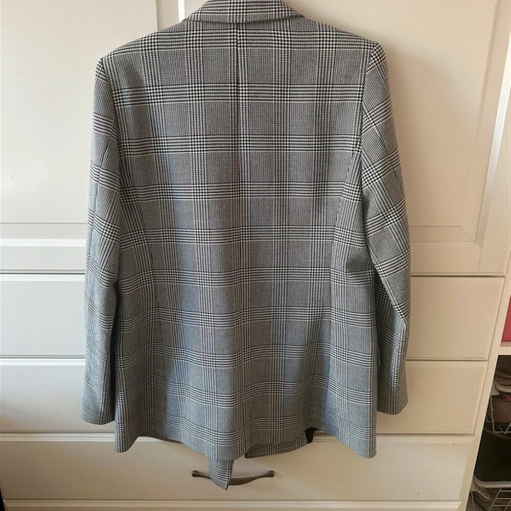 Zara houndstooth heck blazer size m - Picture 2 of 7